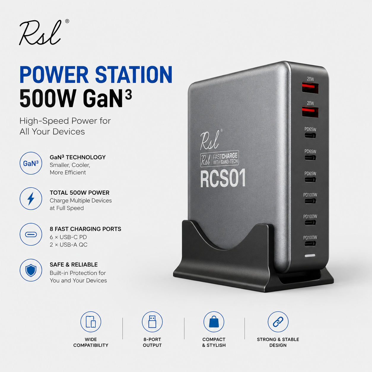 Rsl Power Station 500W